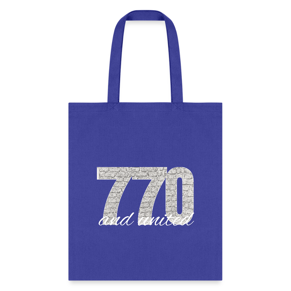 770 And United Light Tote Bag - royal blue