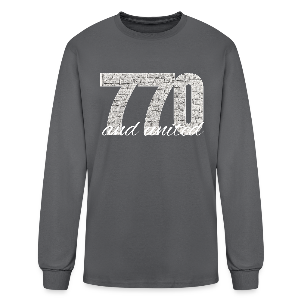 770 And United Light Men's Long Sleeve T-Shirt - charcoal