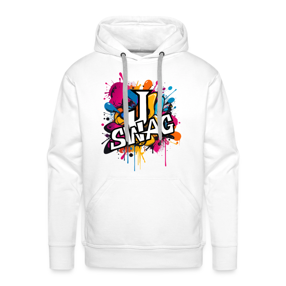 Jswag Logo Men’s Premium Hoodie - white