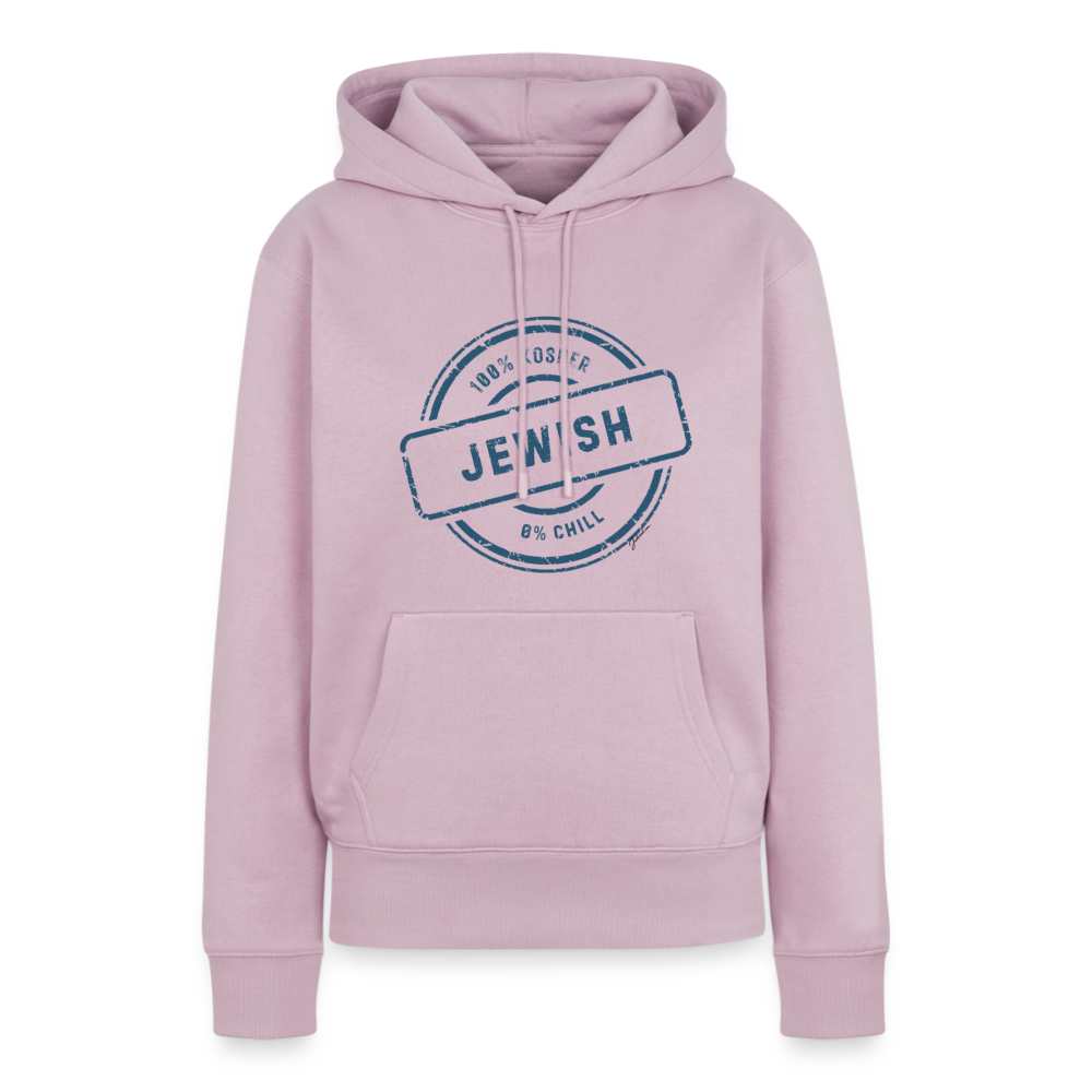 100% Jewish Women’s Premium Hoodie - dusty pink