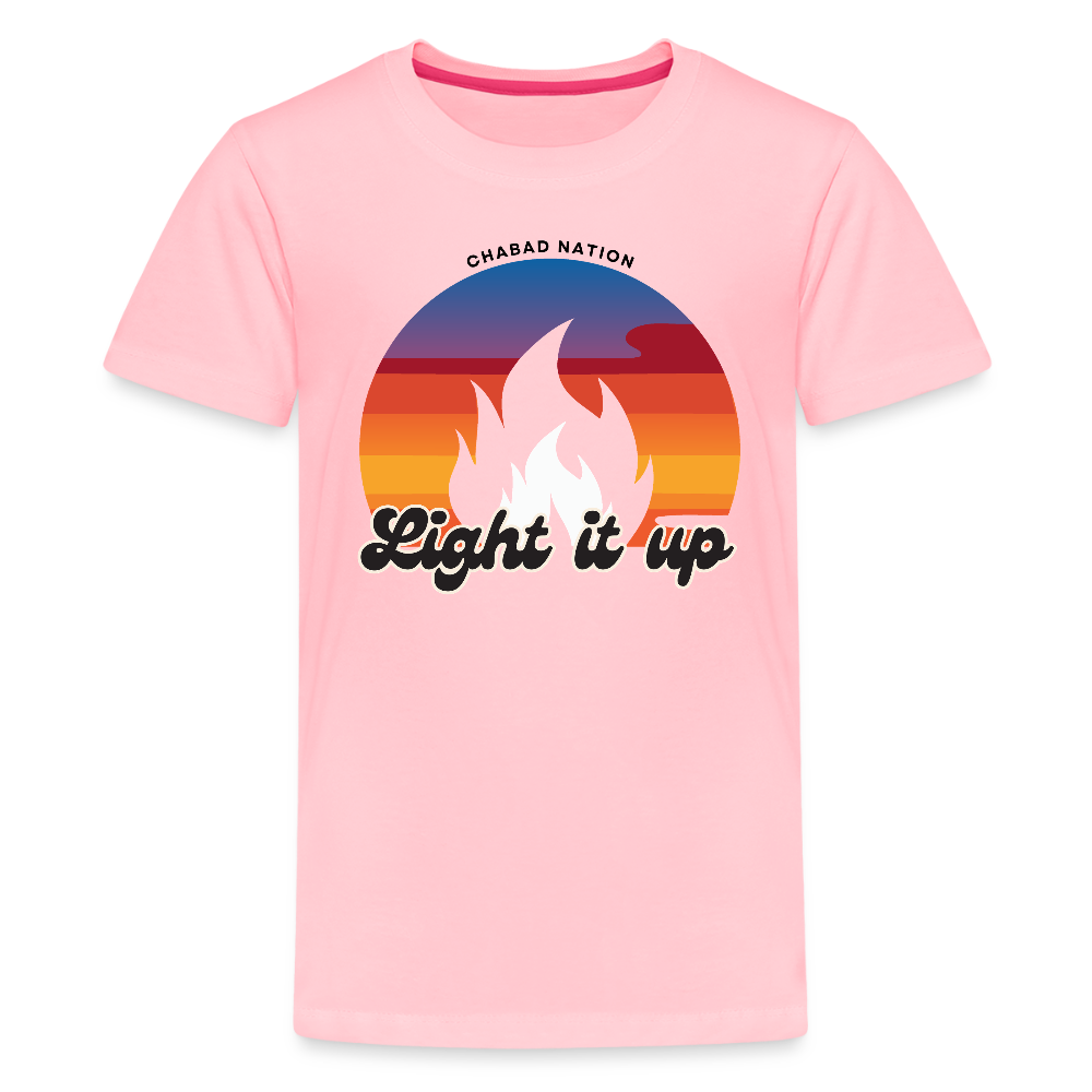 Light It Up Kids' Premium T-Shirt - pink