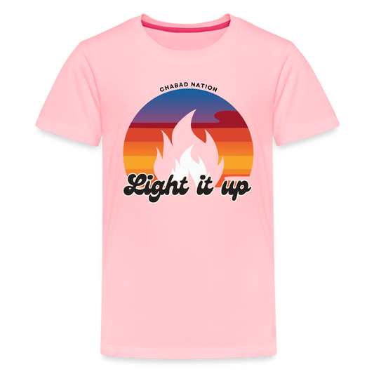 Light It Up Kids' Premium T-Shirt - pink