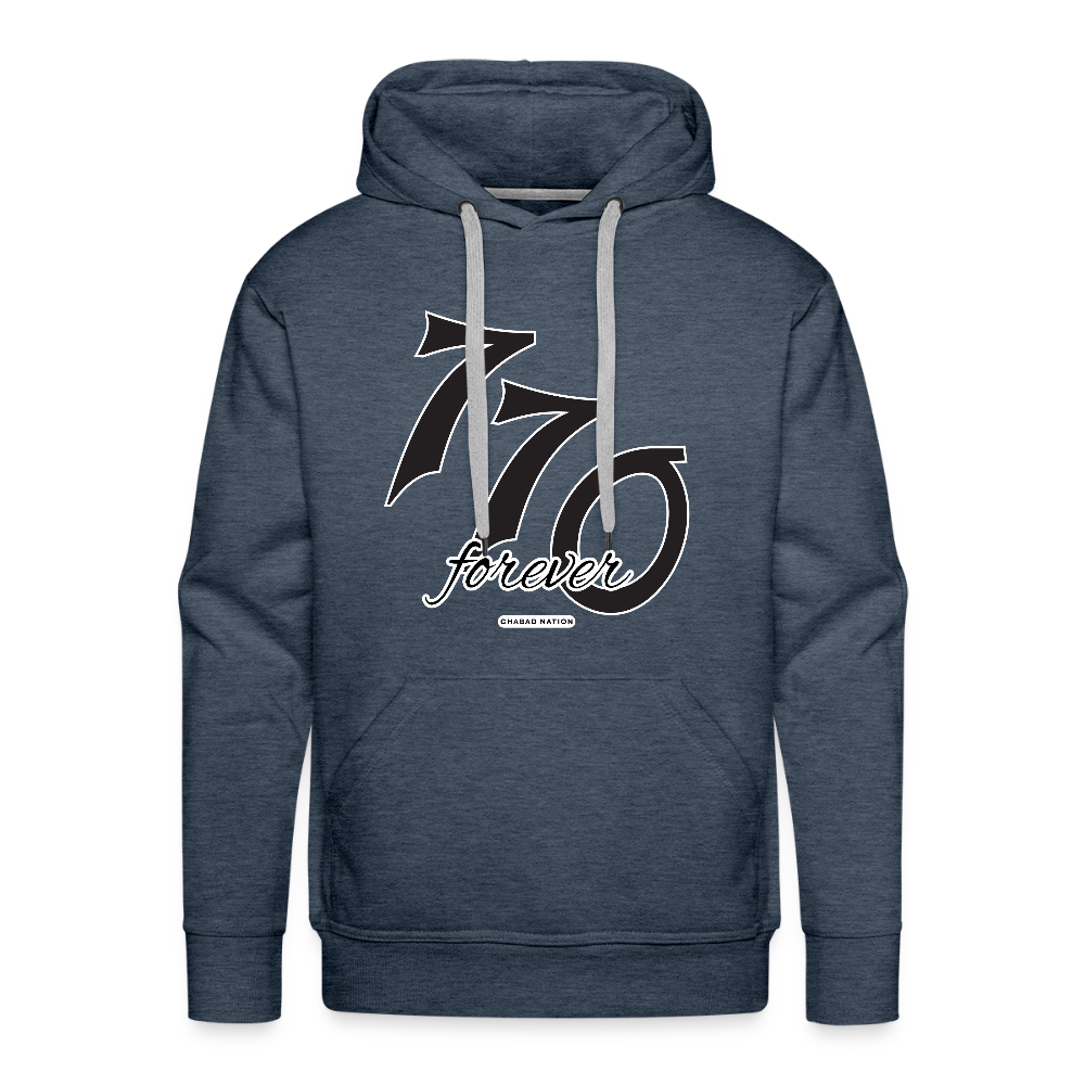 770 Forever Men’s Premium Hoodie - heather denim
