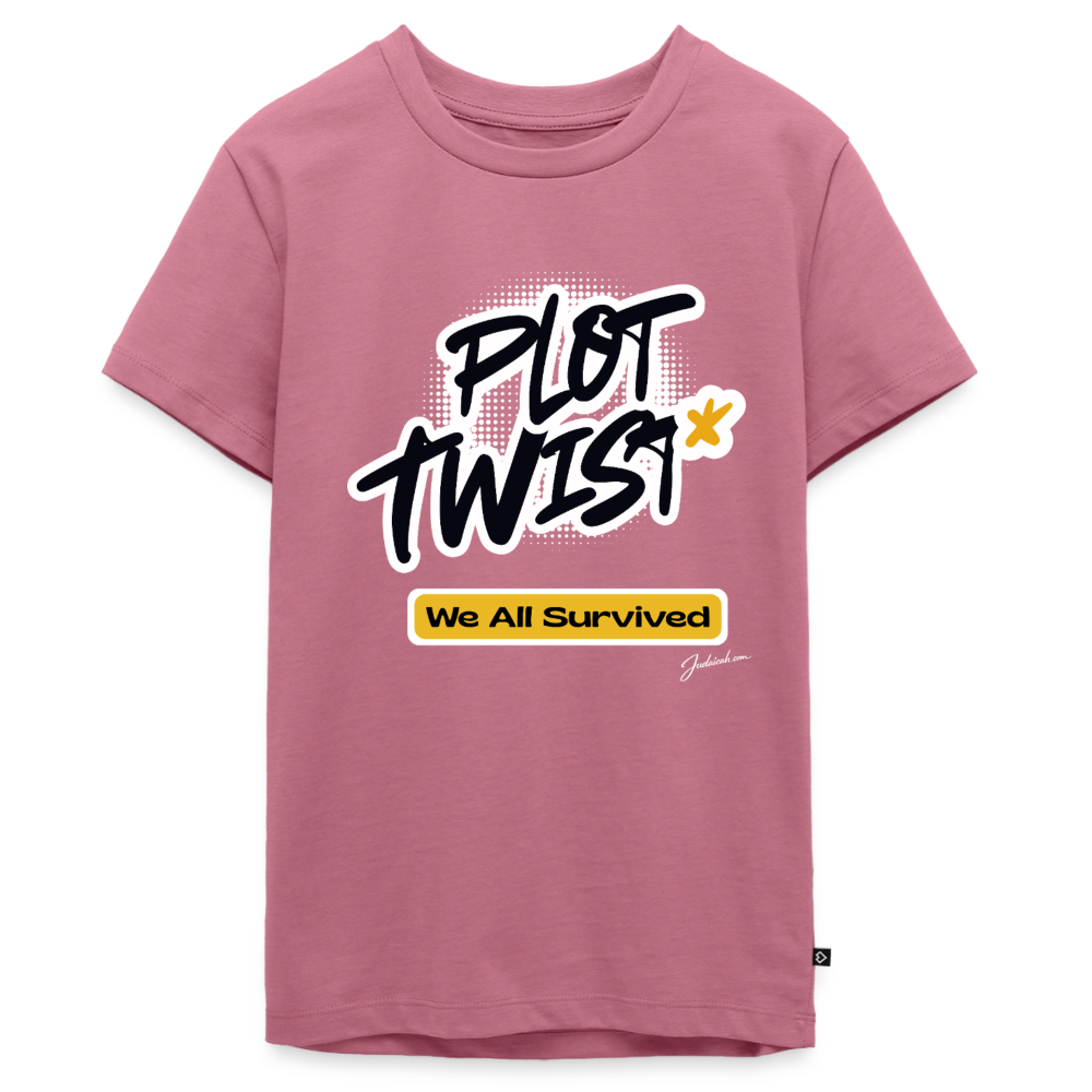 Plot Twist Kids' Premium T-Shirt - mauve