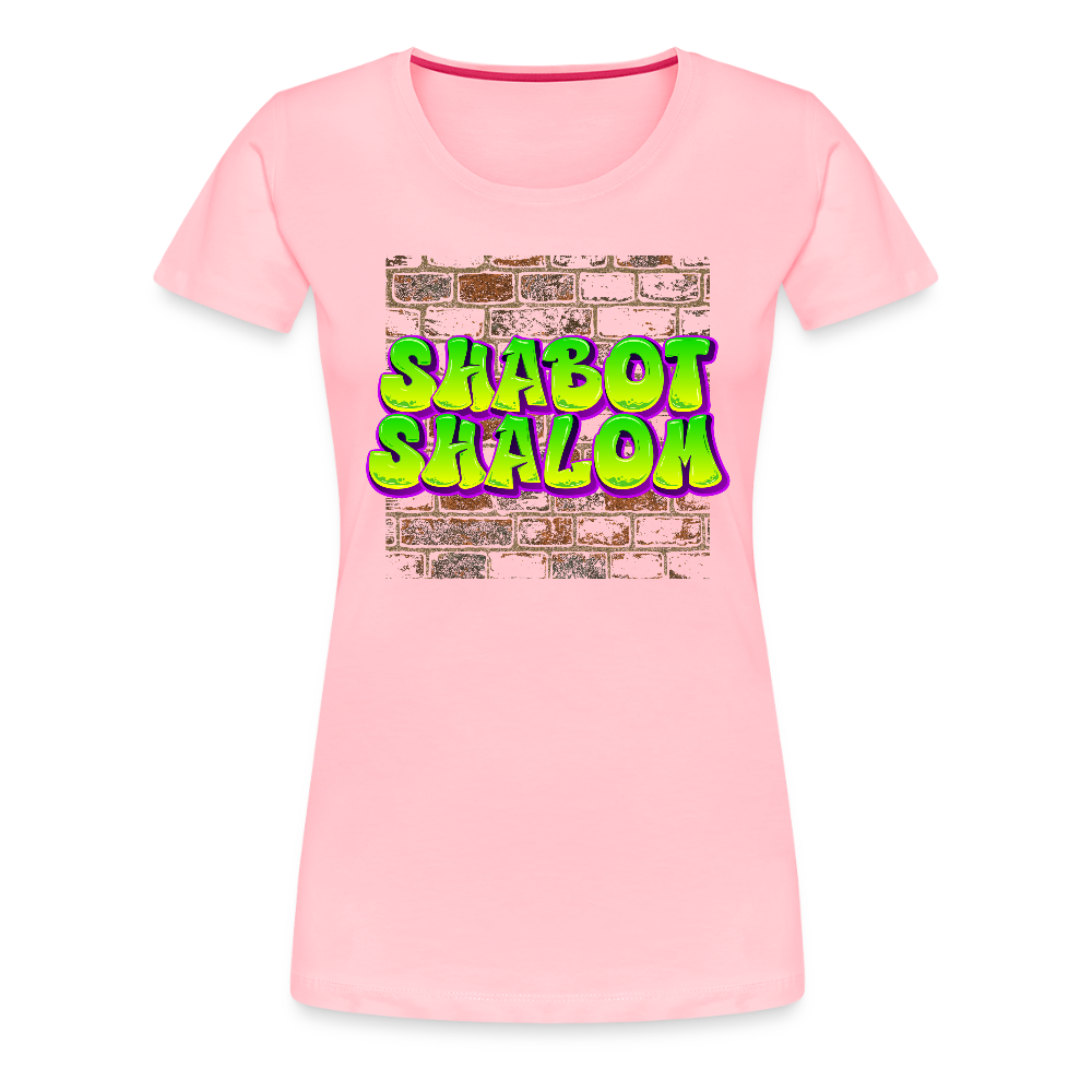 Shabot Shalom Brick 770 Graffiti Women’s Premium T-Shirt - pink