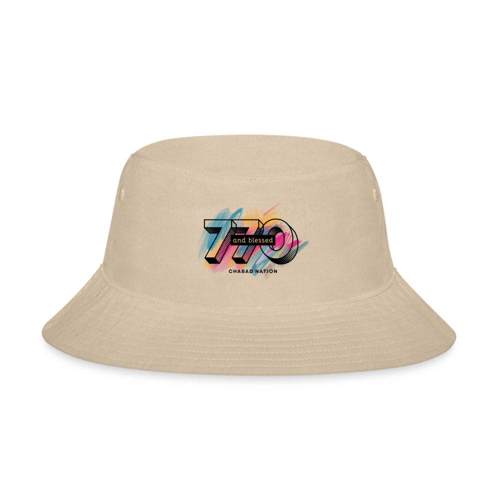 770 And Blessed Bucket Hat - cream