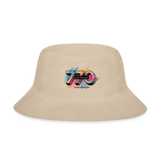 770 And Blessed Bucket Hat - cream
