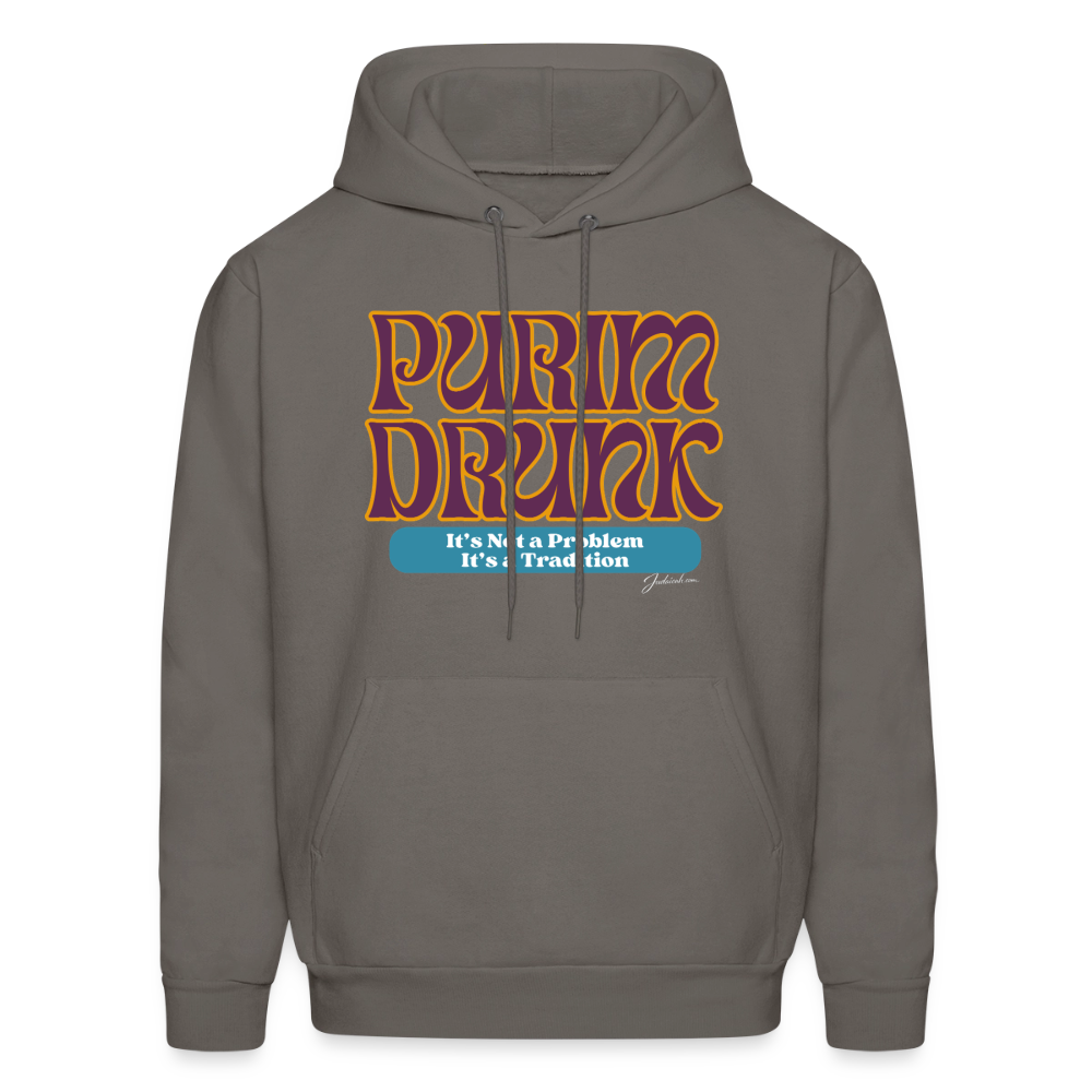 Purim Drunk Men's Hoodie - asphalt gray
