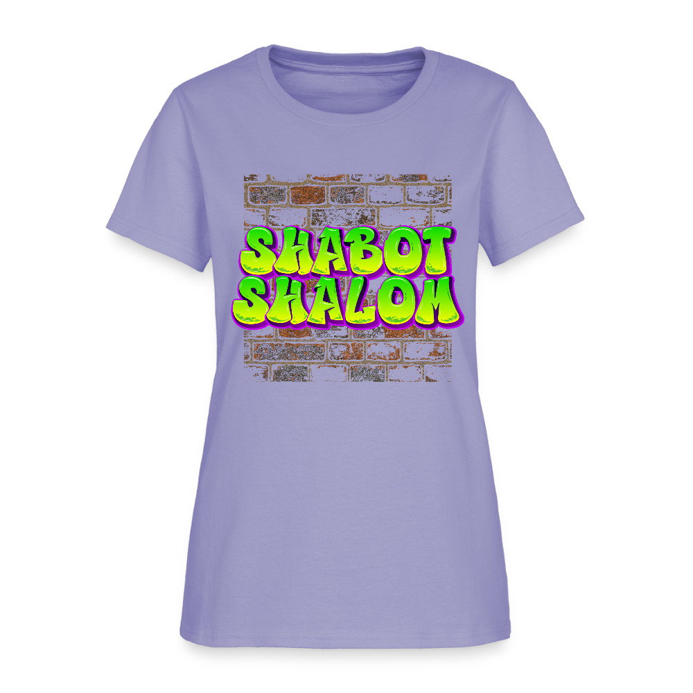 Shabot Shalom Brick 770 Graffiti Women's T-Shirt - lavender