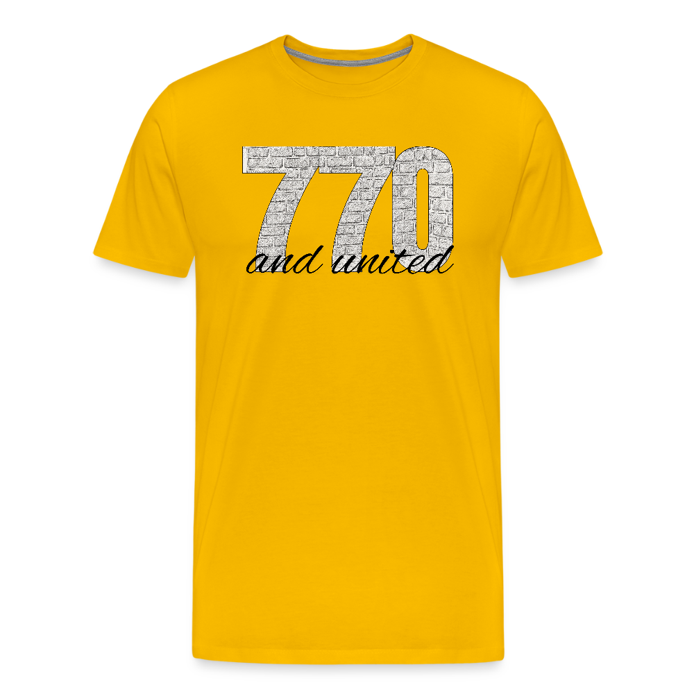 770 And United Men's Premium T-Shirt - sun yellow