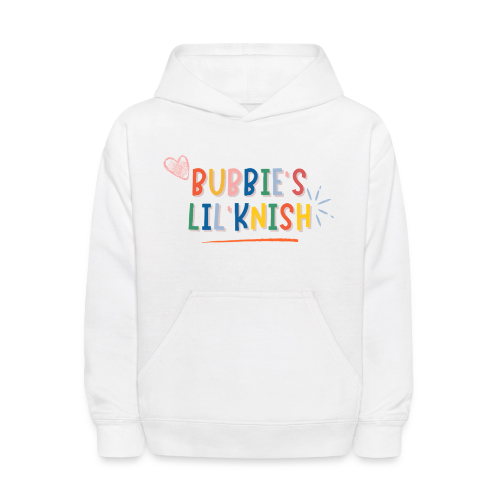 Bubbie's Lil' Knish Kids' Hoodie - white