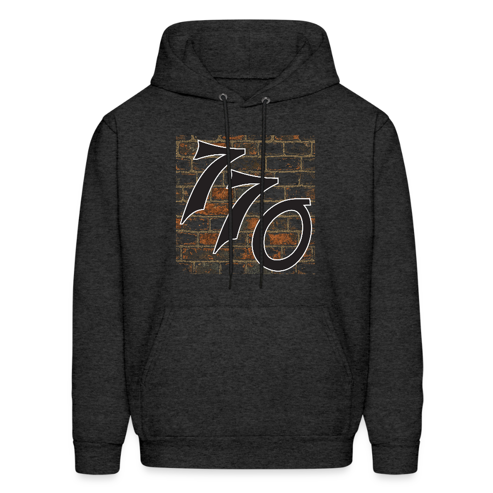 770 Brick Wall Men's Hoodie - charcoal grey