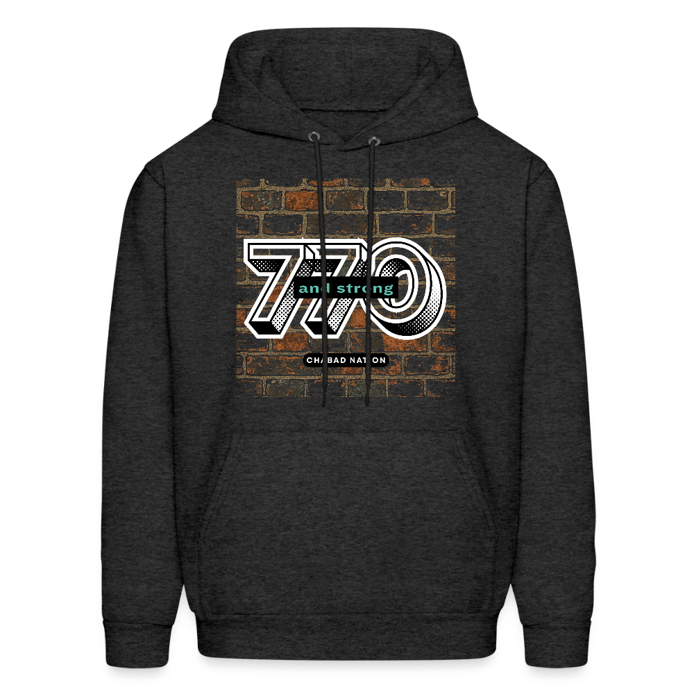 770 And Blessed Men's Hoodie - charcoal grey