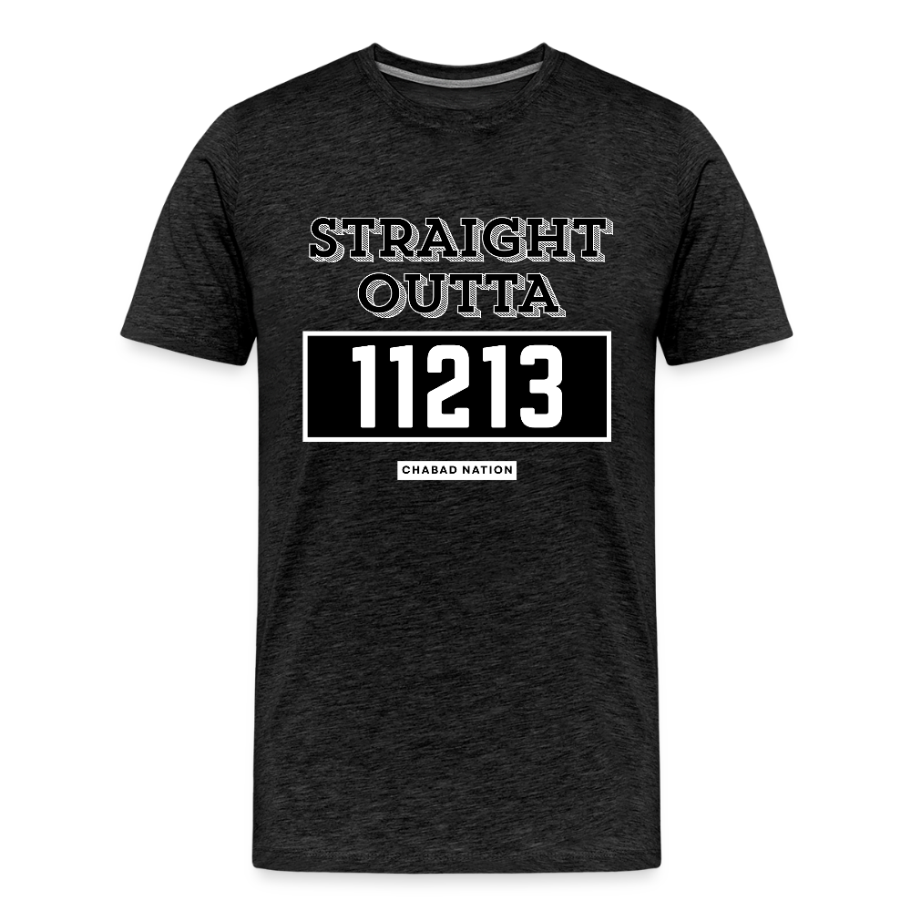Straight Outta 11213 Men's Premium T-Shirt - charcoal grey