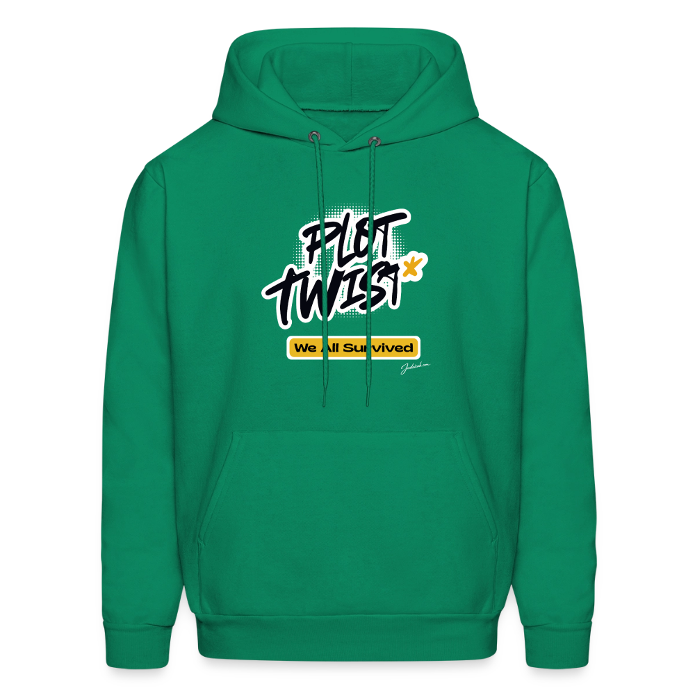 Plot Twist Men's Hoodie - kelly green