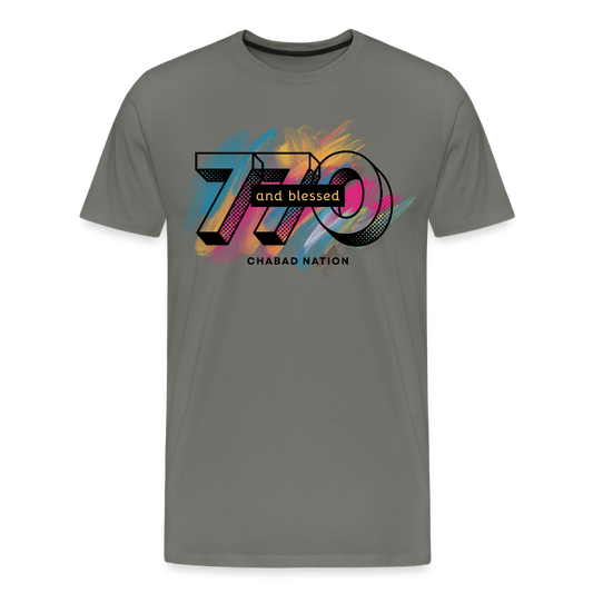 770 And Blessed Men's Premium T-Shirt - asphalt gray