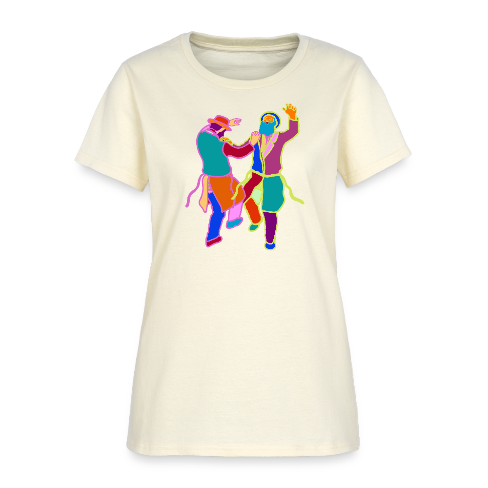 Colorful Dancing Rabbis Women's T-Shirt - off white
