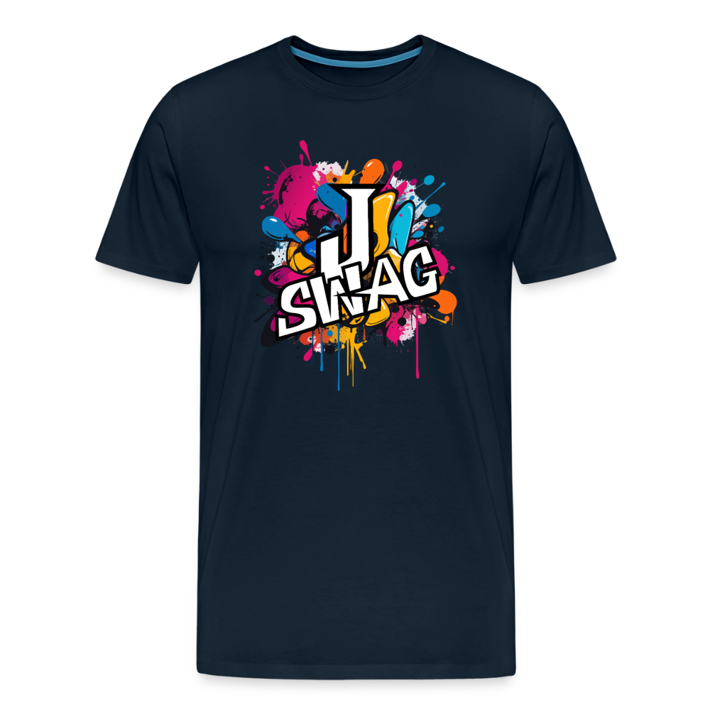 Jswag Logo Men's Premium T-Shirt - deep navy