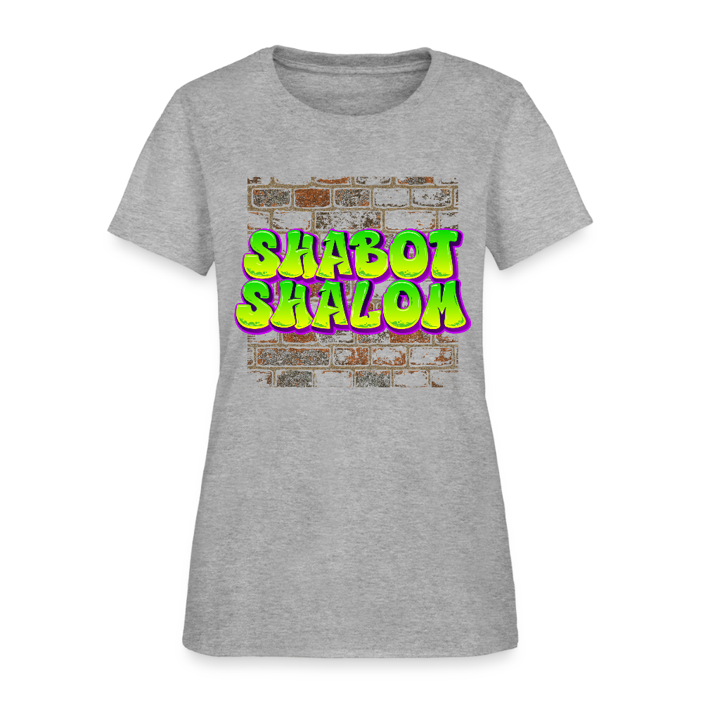 Shabot Shalom Brick 770 Graffiti Women's T-Shirt - heather gray