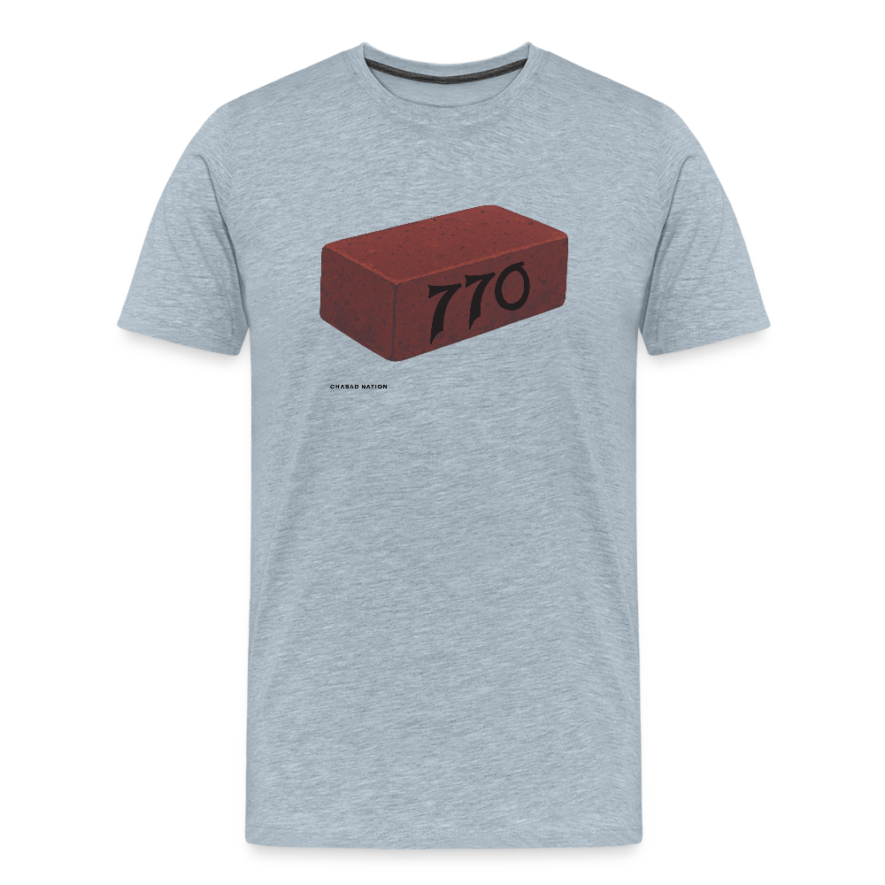 770 Solid Brick Men's Premium T-Shirt - heather ice blue
