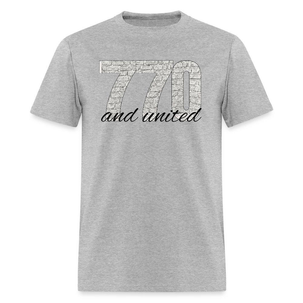 770 And United Men's T-Shirt | GILDAN 5000 - heather gray