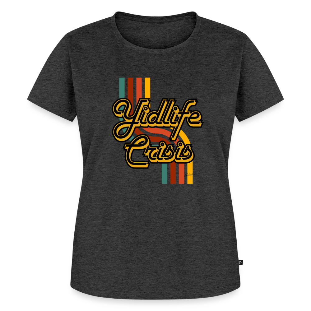 Yidlife Crisis Women’s Premium T-Shirt - heather anthracite