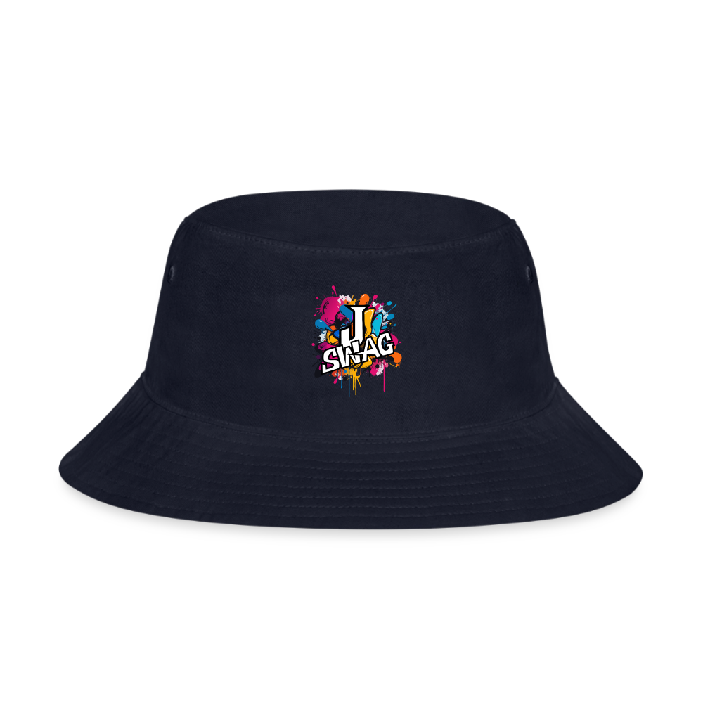 Jswag Logo  Bucket Hat - navy