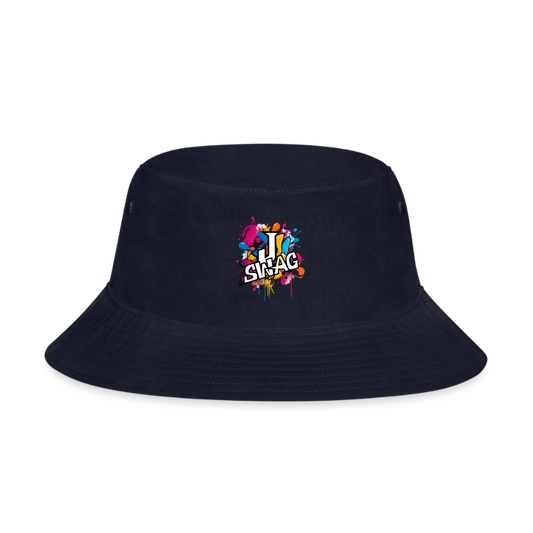 Jswag Logo  Bucket Hat - navy