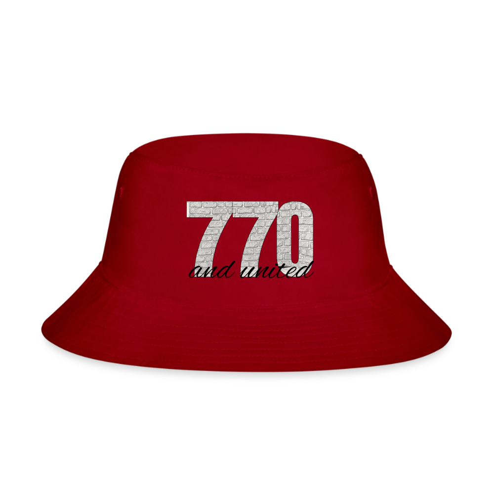 770 And United Bucket Hat - red