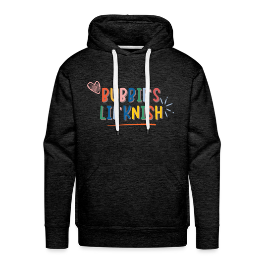 Bubbie's Lil' Knish Men’s Premium Hoodie - charcoal grey