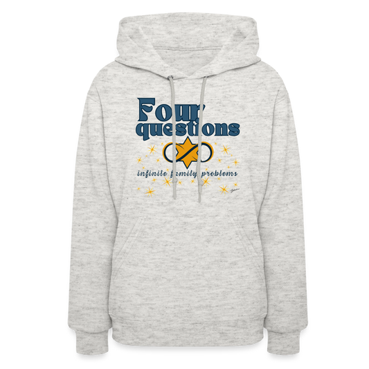 Four Questions Women's Hoodie - heather oatmeal