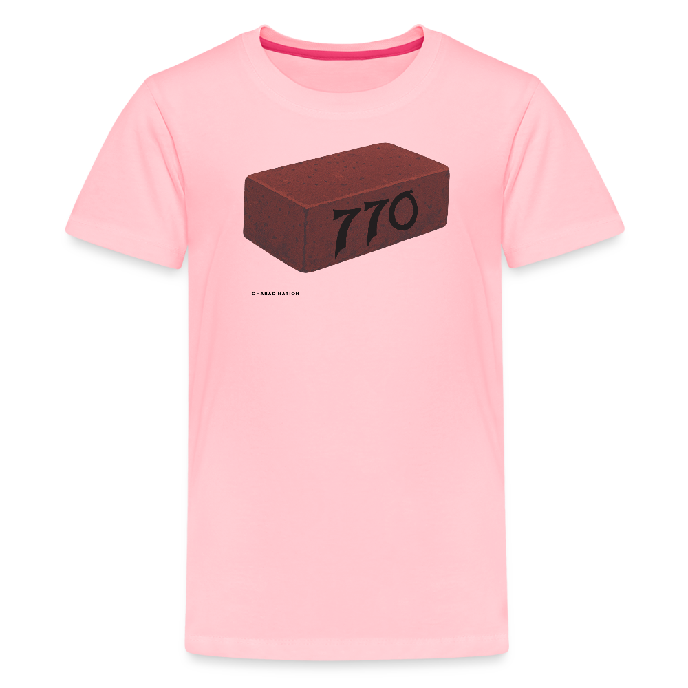 770 Solid Brick Kids' Premium T-Shirt - pink