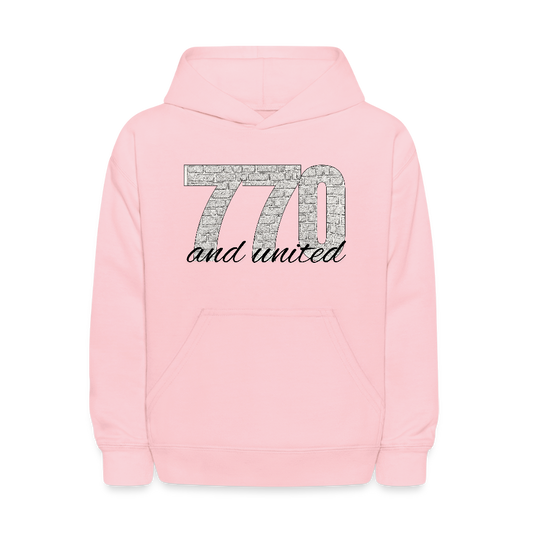 770 And United Kids' Hoodie - pink