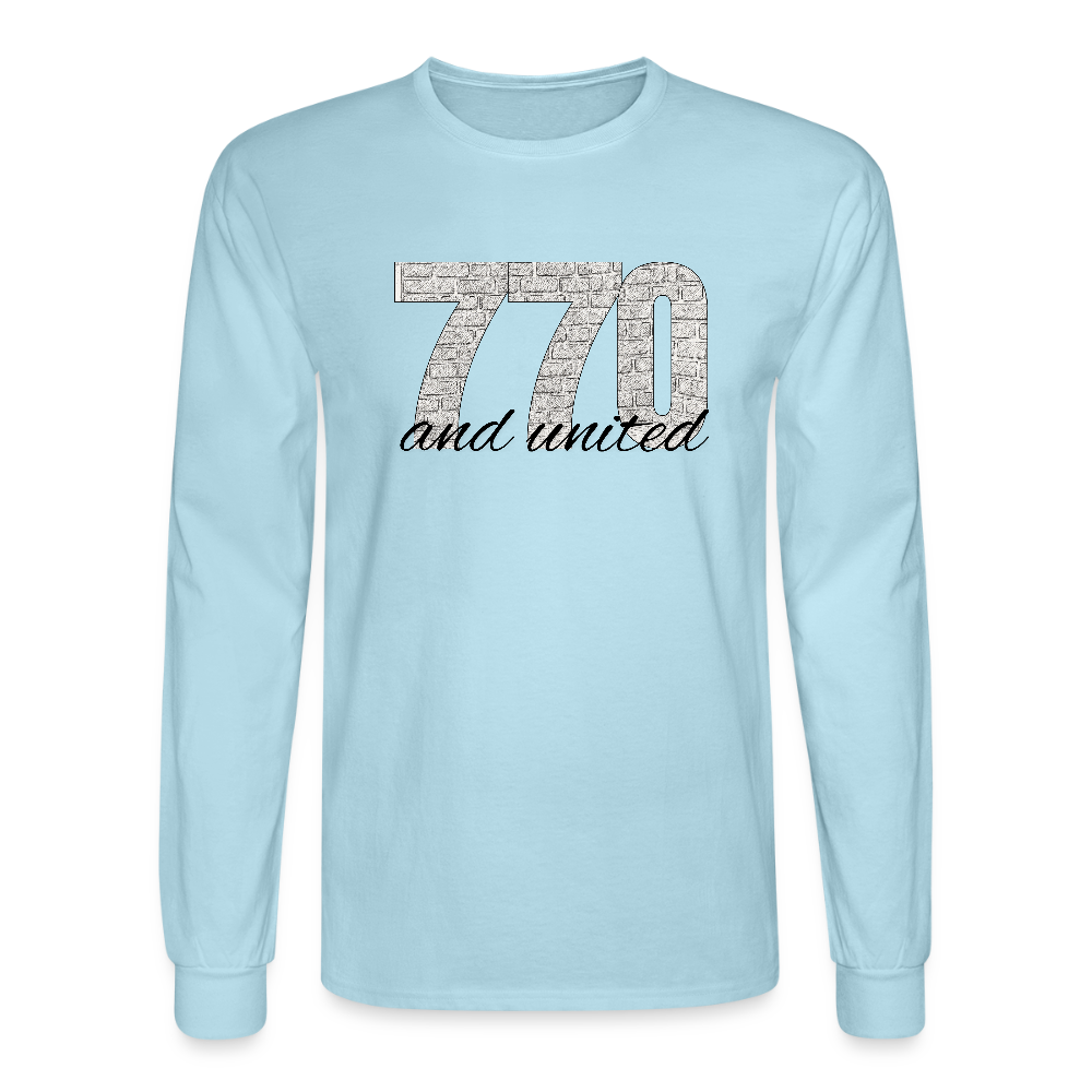 770 And United Men's Long Sleeve T-Shirt - powder blue