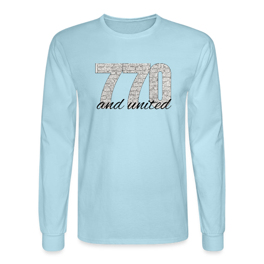 770 And United Men's Long Sleeve T-Shirt - powder blue