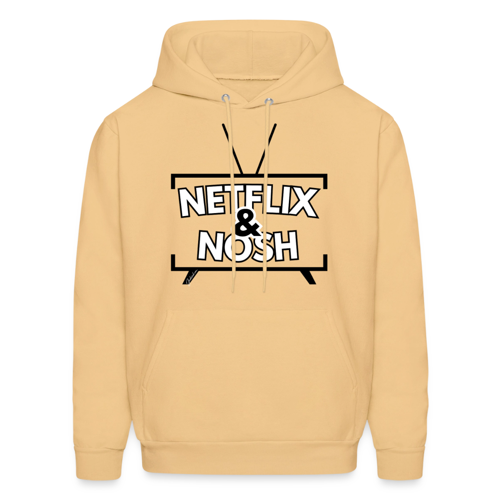 Netflix & Nosh Men's Hoodie - light gold 