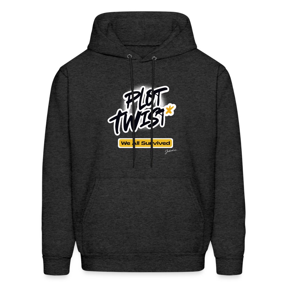 Plot Twist Men's Hoodie - charcoal grey