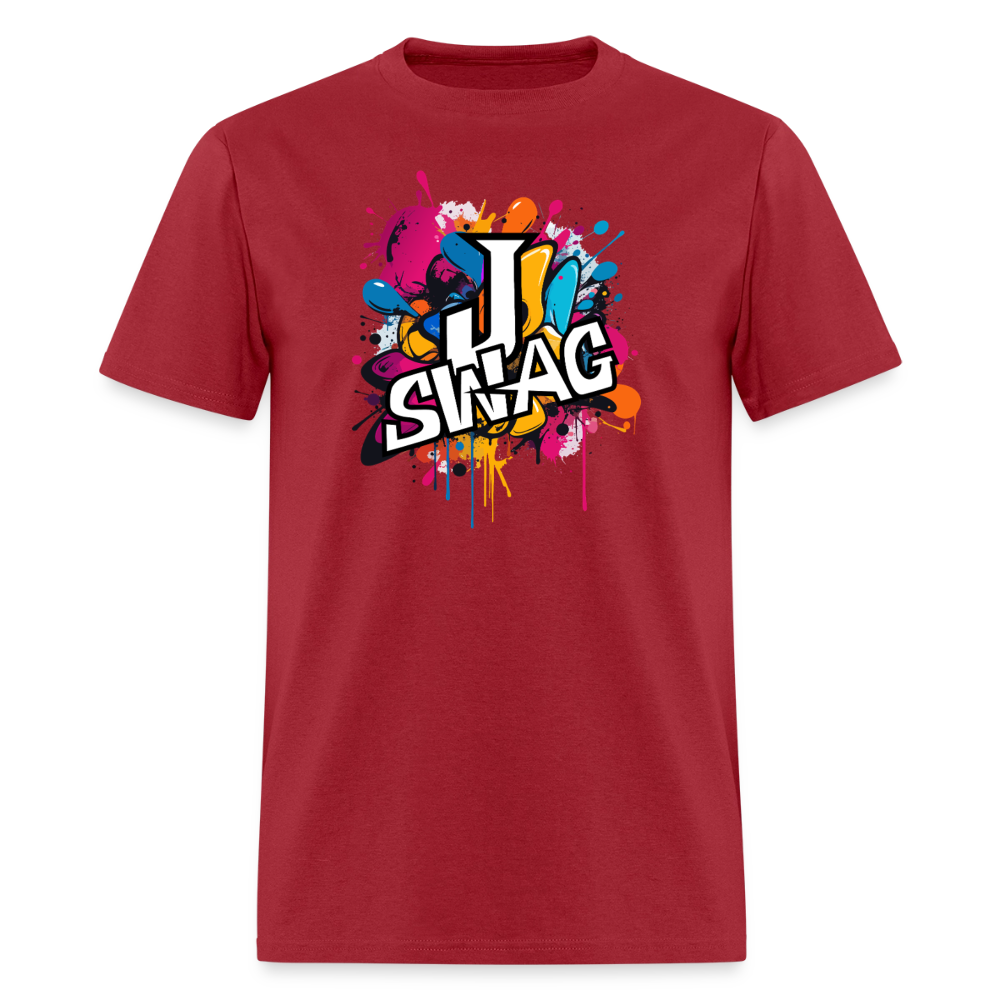 Jswag Logo  Men's T-Shirt | GILDAN 5000 - dark red