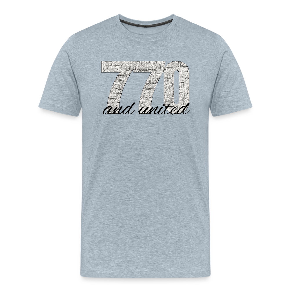 770 And United Men's Premium T-Shirt - heather ice blue