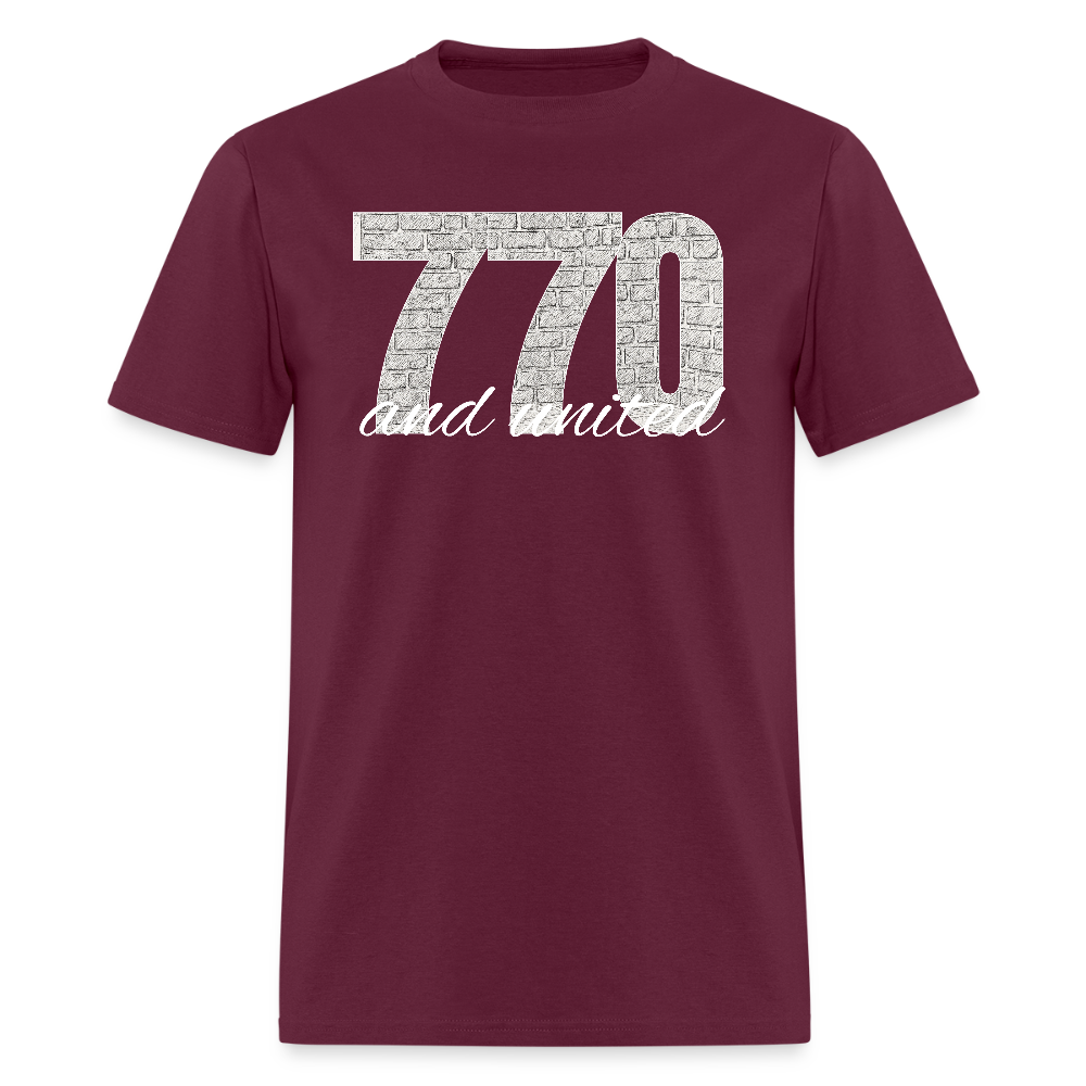 770 And United Light Men's T-Shirt | GILDAN 5000 - burgundy