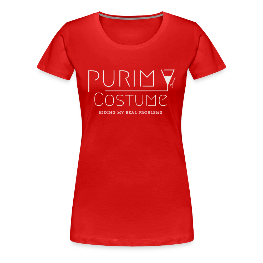 Purim Costume Women’s Premium T-Shirt - red