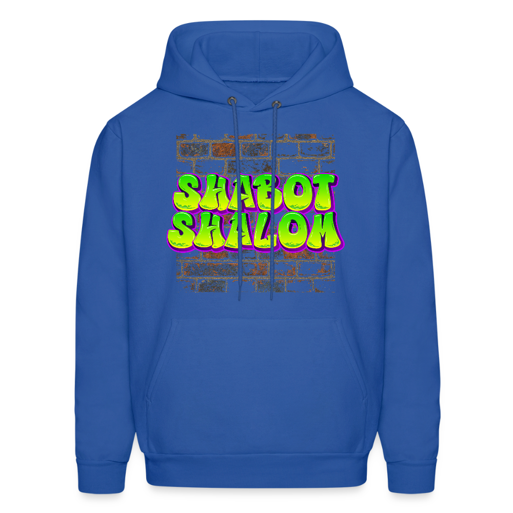 Shabot Shalom Brick 770 Graffiti Men's Hoodie - royal blue