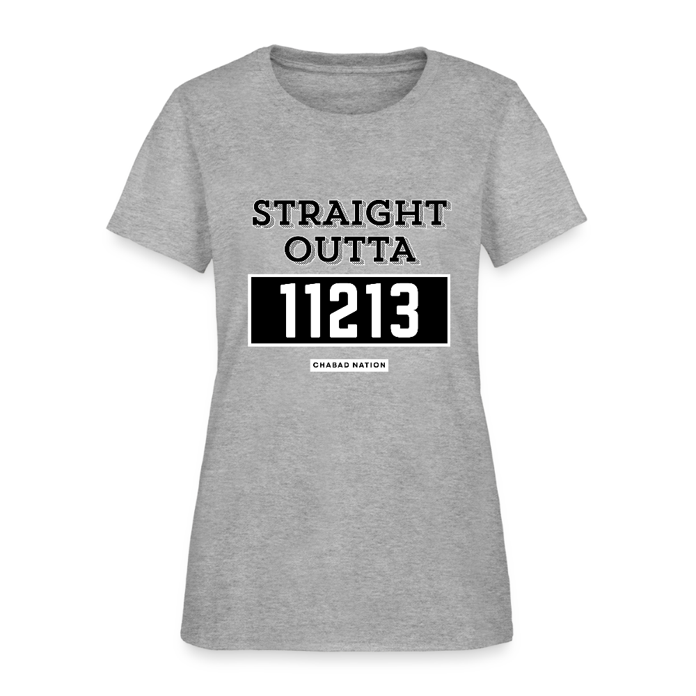 Straight Outta 11213 Women's T-Shirt - heather gray