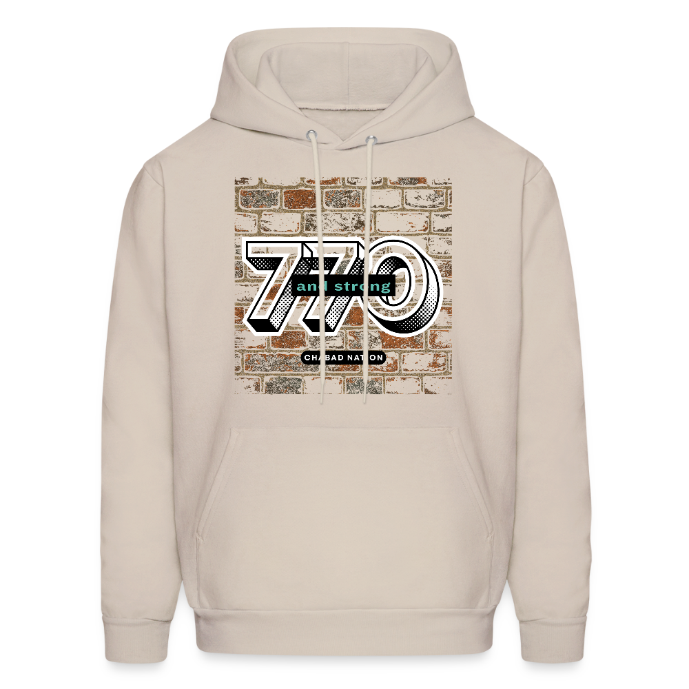 770 And Blessed Men's Hoodie - Sand