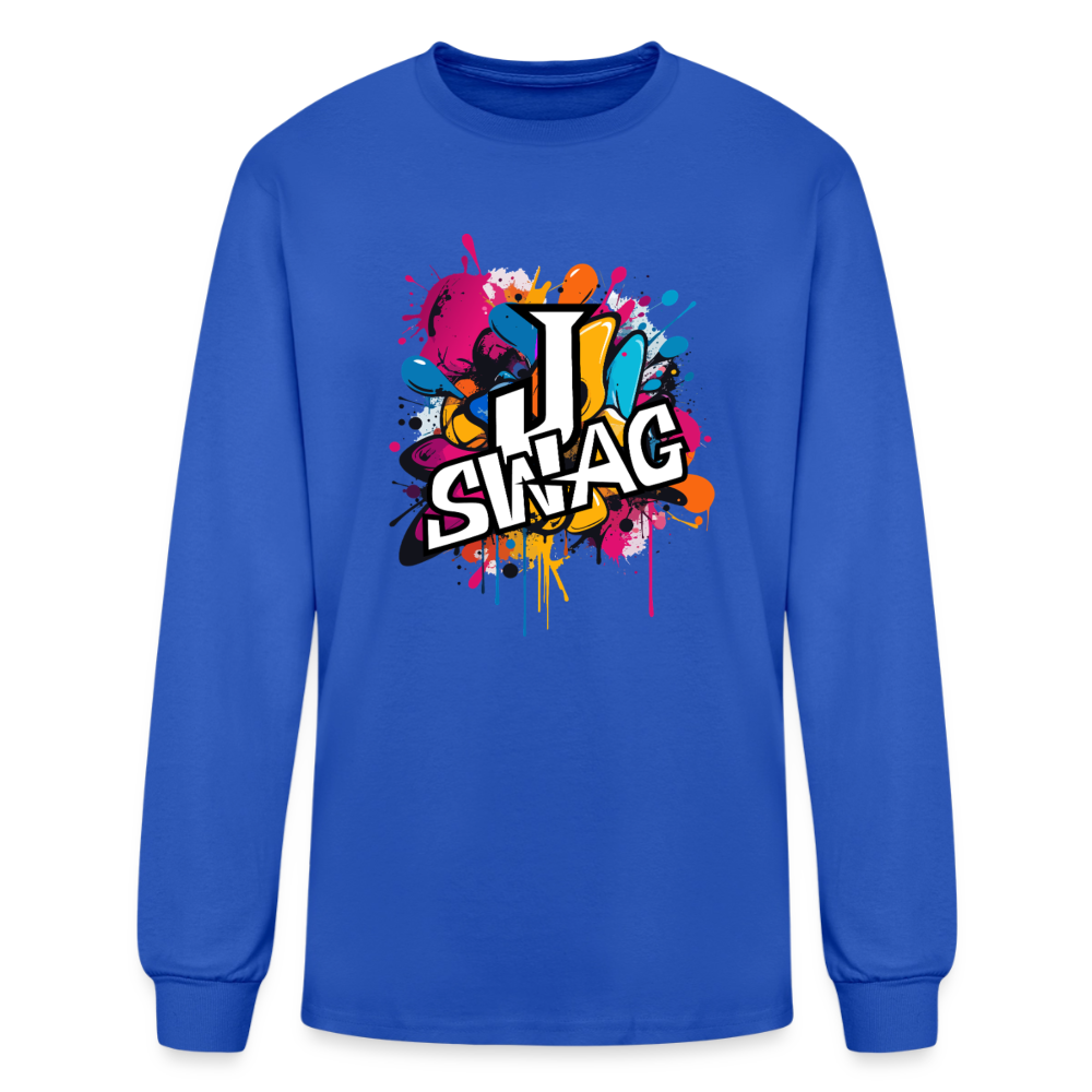 Jswag Logo Men's Long Sleeve T-Shirt - royal blue