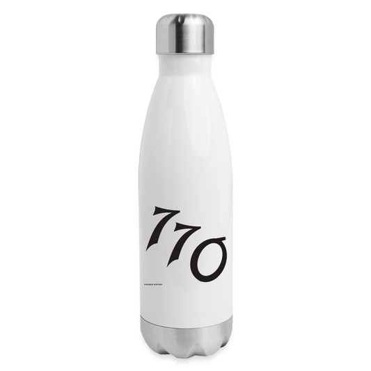 770- Insulated Stainless Steel Water Bottle - white