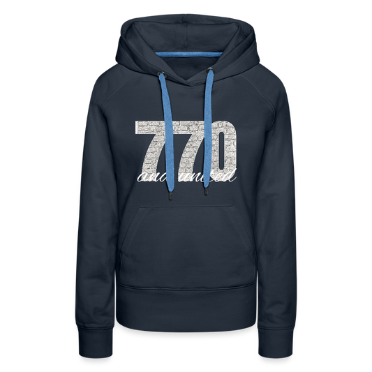 770 And United Light Women’s Premium Hoodie - navy