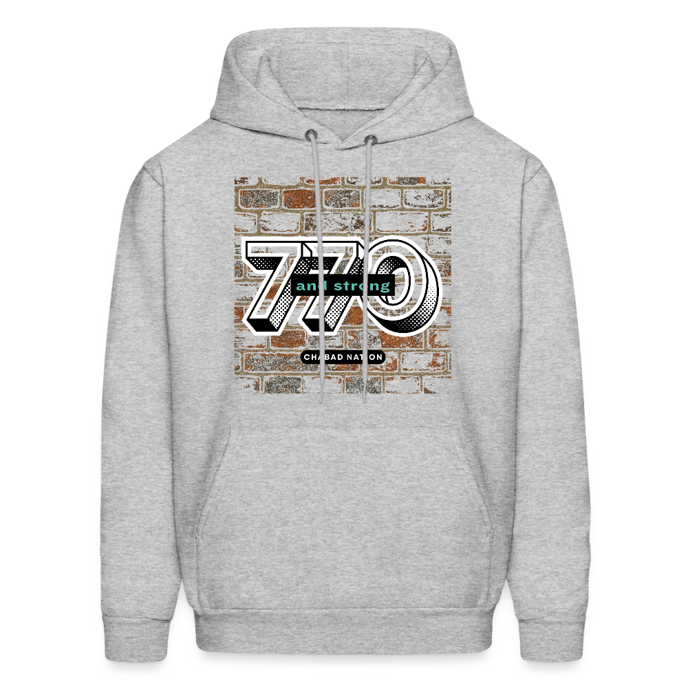 770 And Blessed Men's Hoodie - heather gray