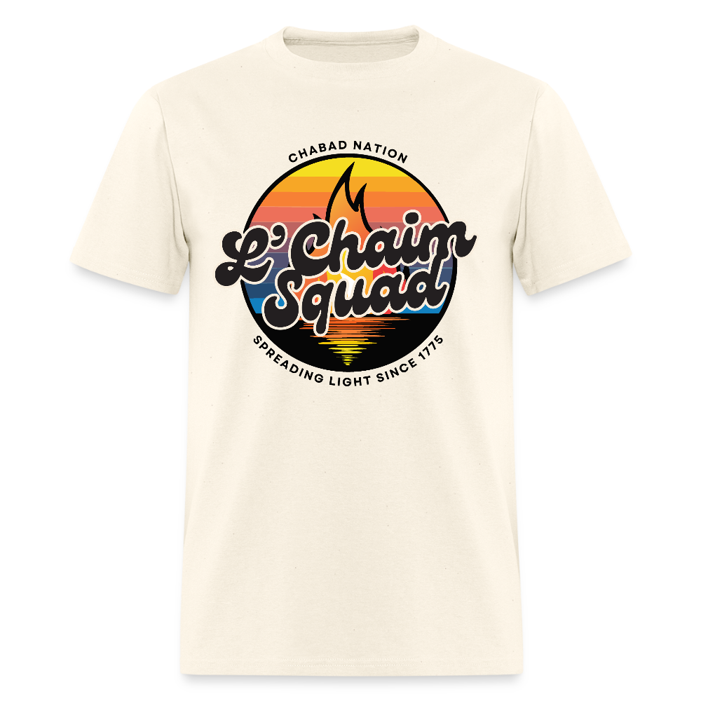 L’Chaim Squad – Spreading Light Men's T-Shirt | GILDAN 5000 - sweet cream heather
