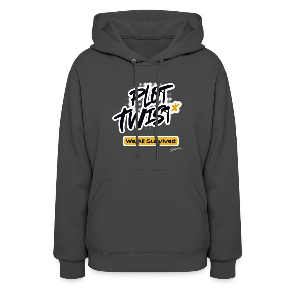 Plot Twist Women's Hoodie - asphalt